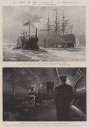 ポーツマスで最初のイギリス潜水艦